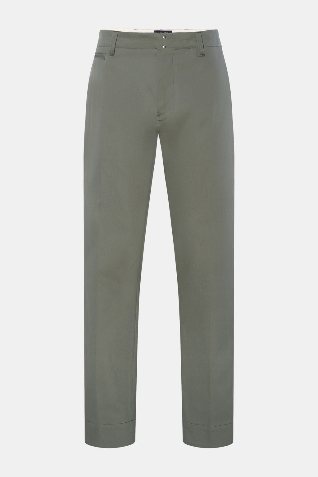SEAFARER Cotton trousers 'Yale' — Grey green