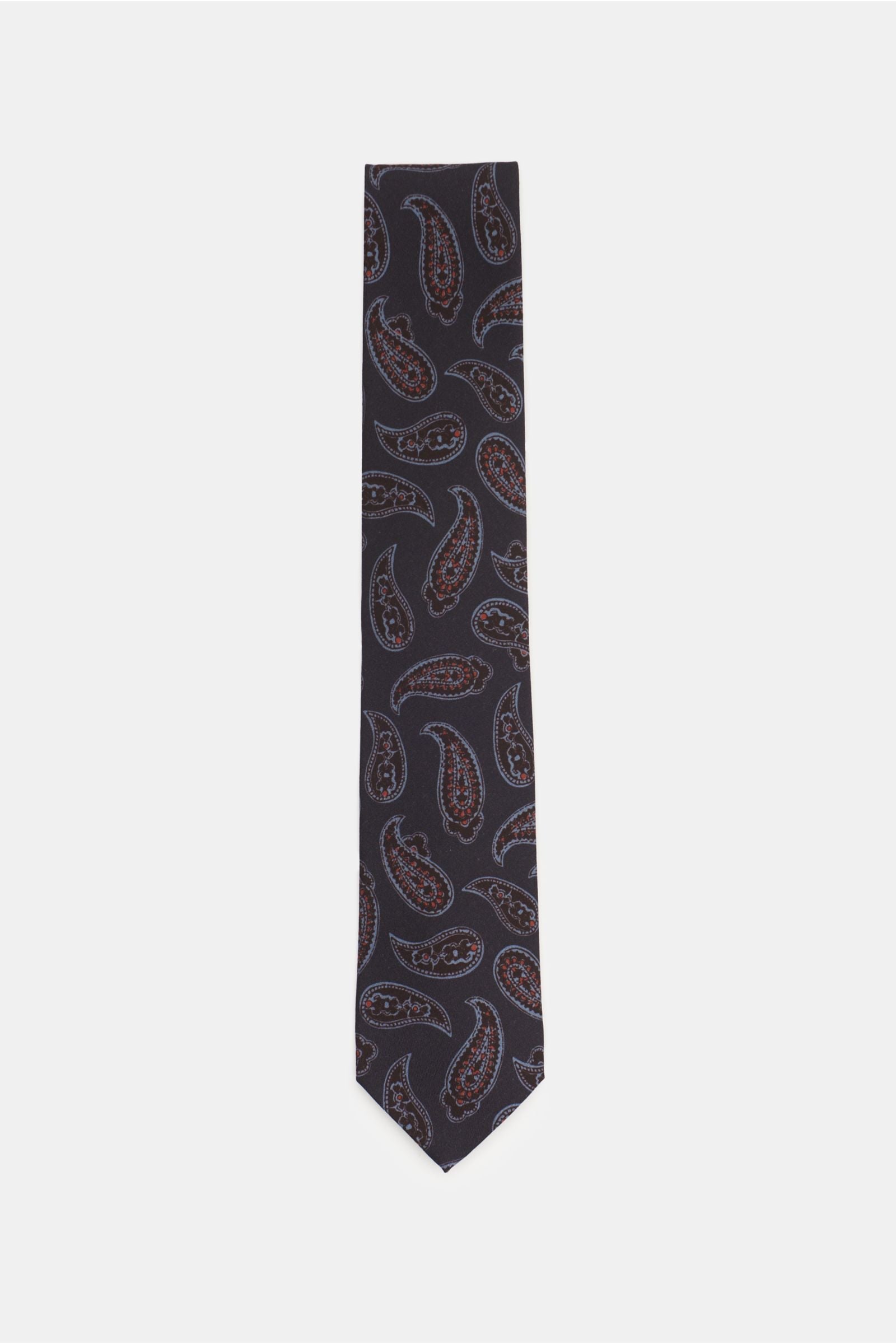 STILE LATINO Tie — Brown patterned