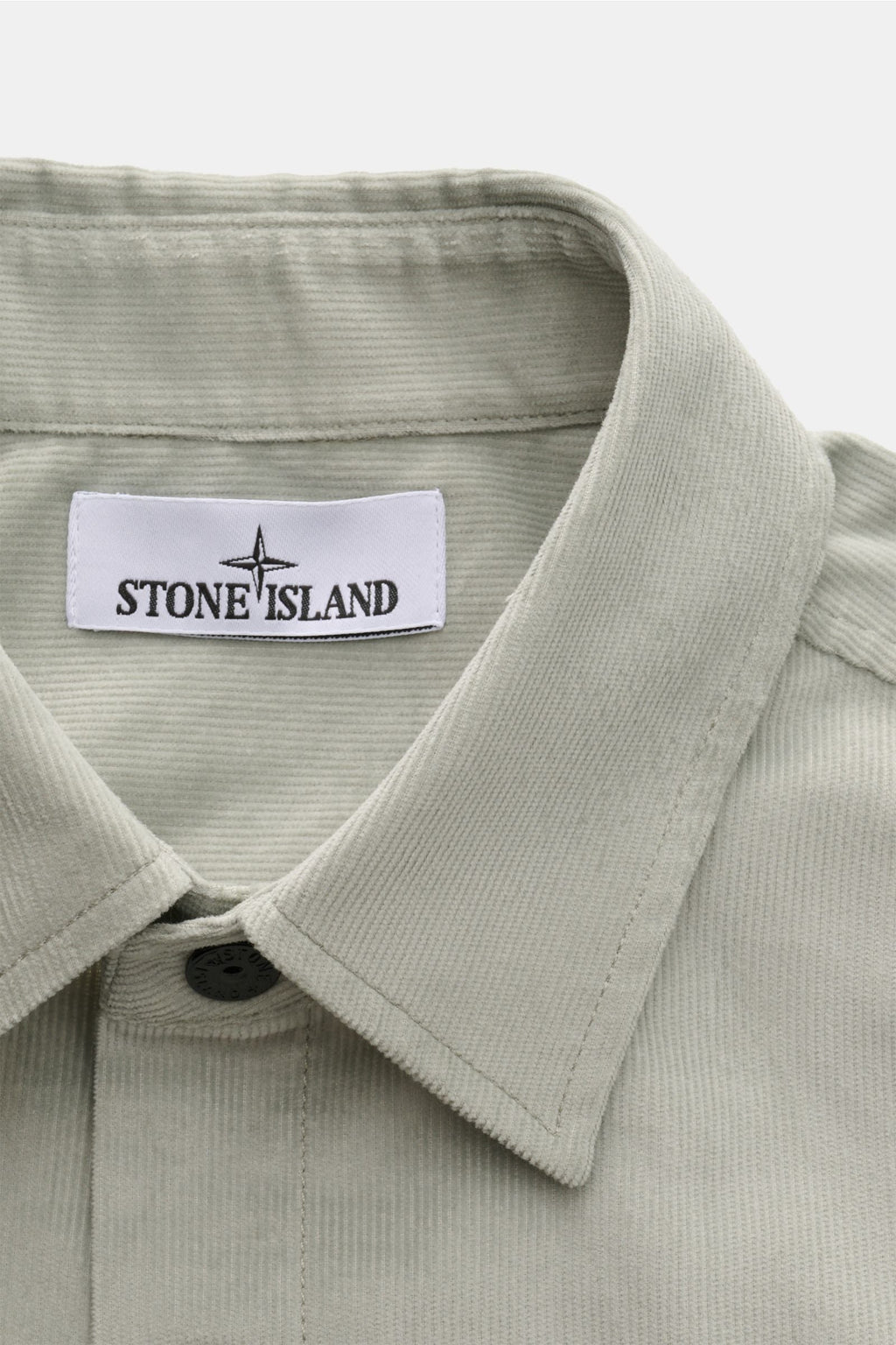 STONE ISLAND Corduroy overshirt — Black