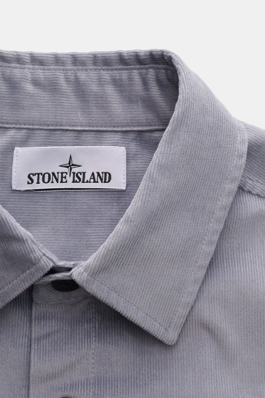 STONE ISLAND Corduroy overshirt — Black
