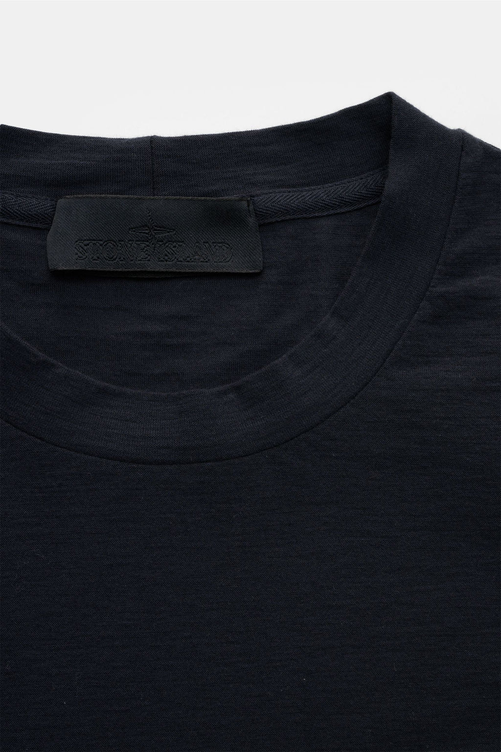 STONE ISLAND Crew neck T-shirt 'Ghost Piece' — Navy