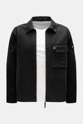 STONE ISLAND Denim overshirt — Black