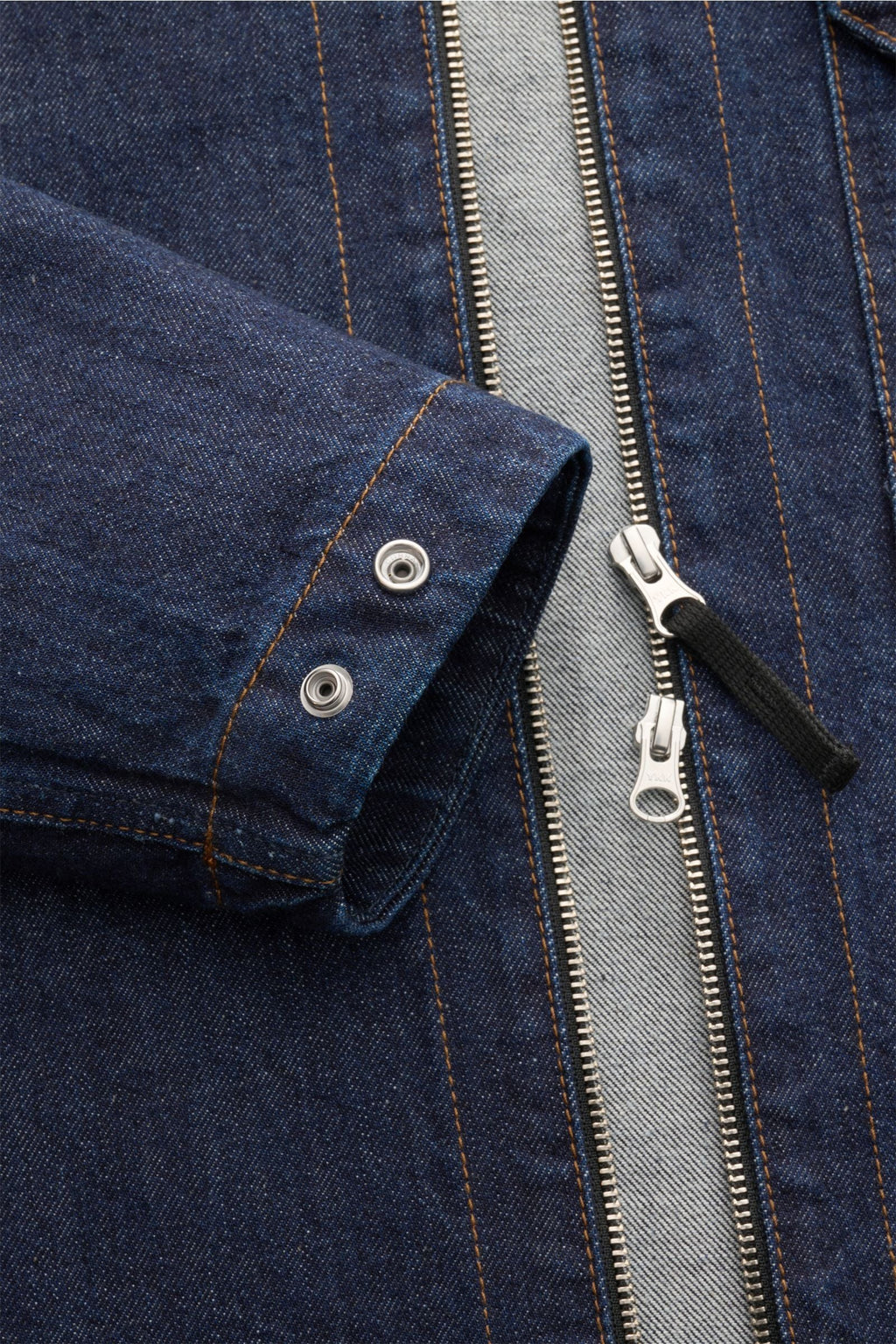 STONE ISLAND Denim overshirt — Black