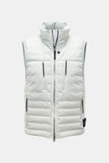 STONE ISLAND Down gilet 'Seamless Tunnel Nylon Down — Light grey'