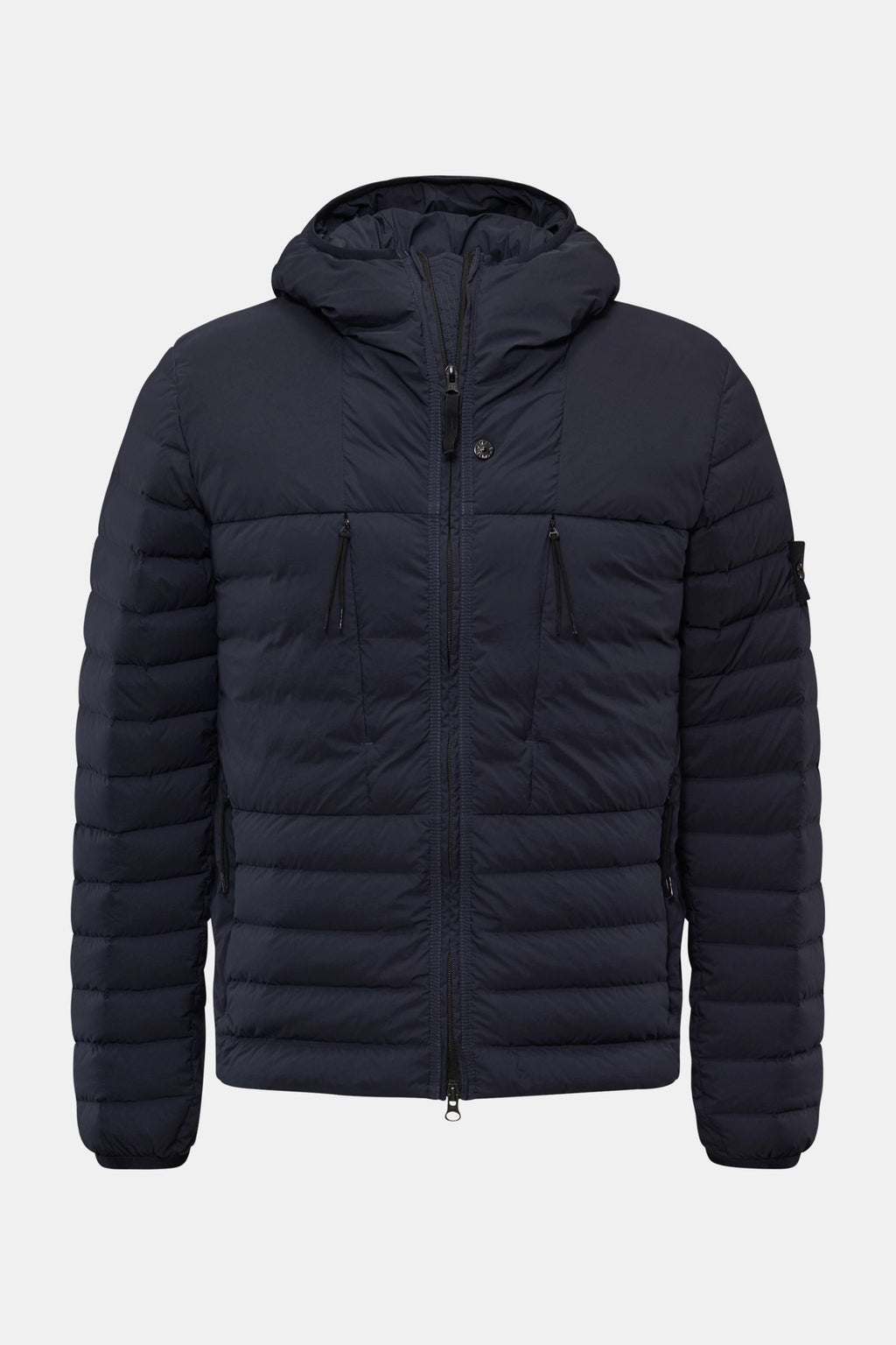 STONE ISLAND Down jacket 'Seamless Tunnel Nylon Down-TC' — Dark navy