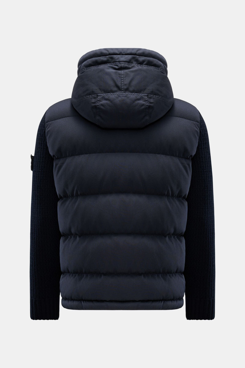 STONE ISLAND Down jacket 'Twill Wool-TC Ghost Piece' — Navy