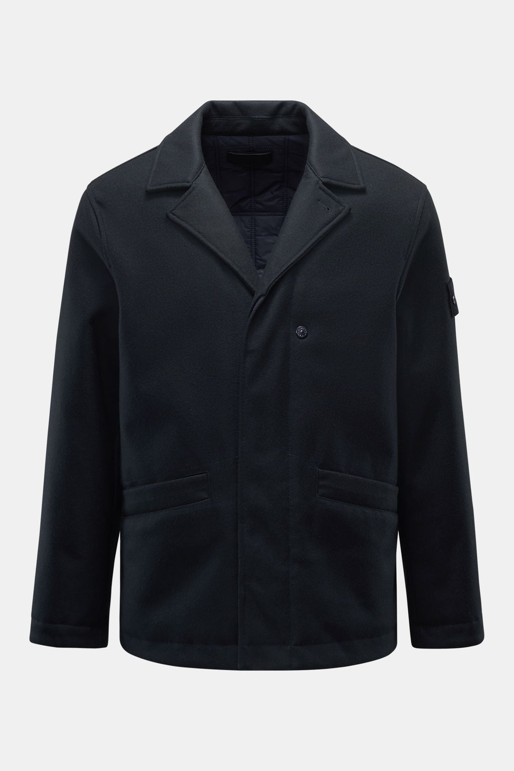 STONE ISLAND Jacket 'Ghost Piece' — Navy