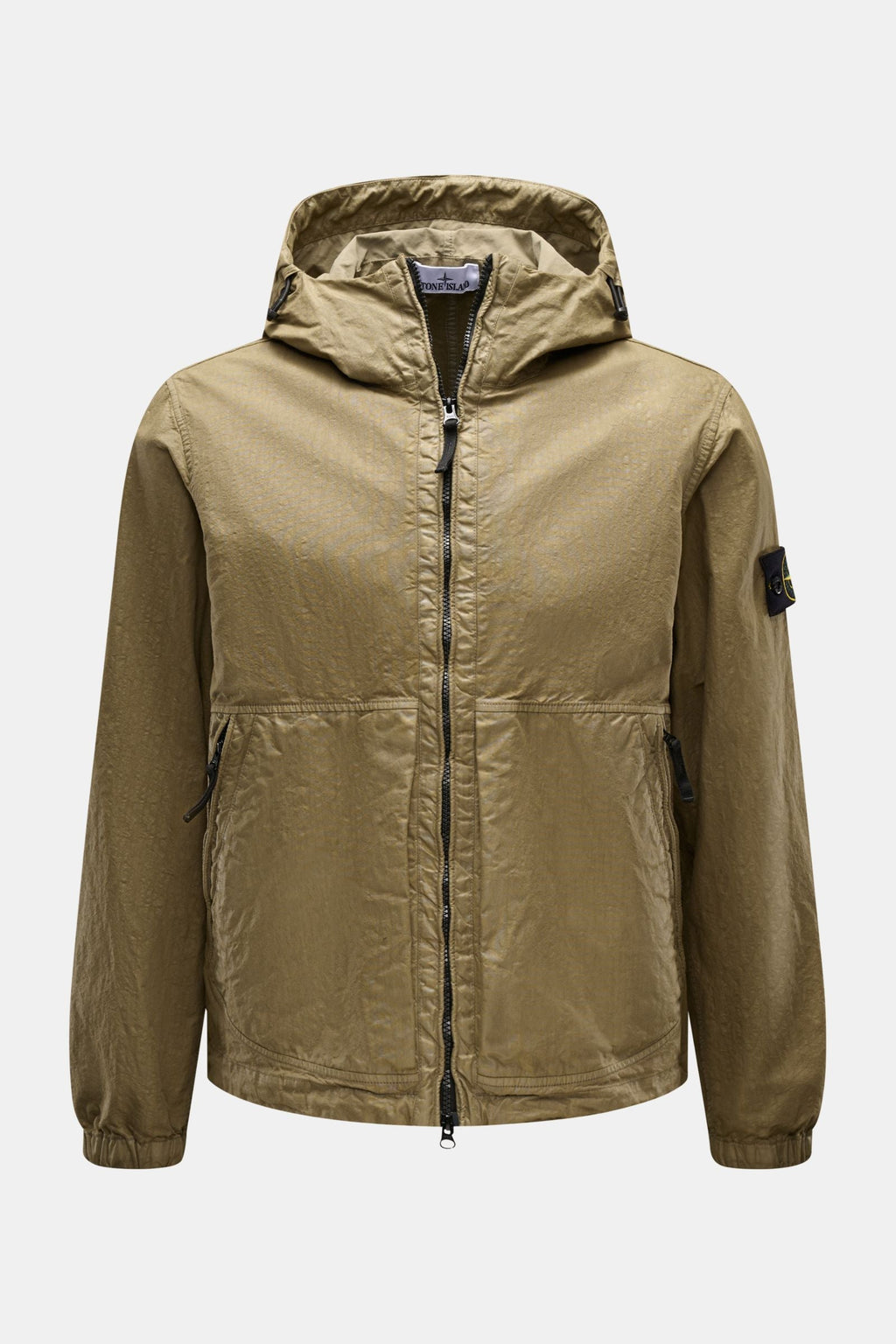 STONE ISLAND Jacket 'Organic-Look Nylon Panama-TC' ie — Beige