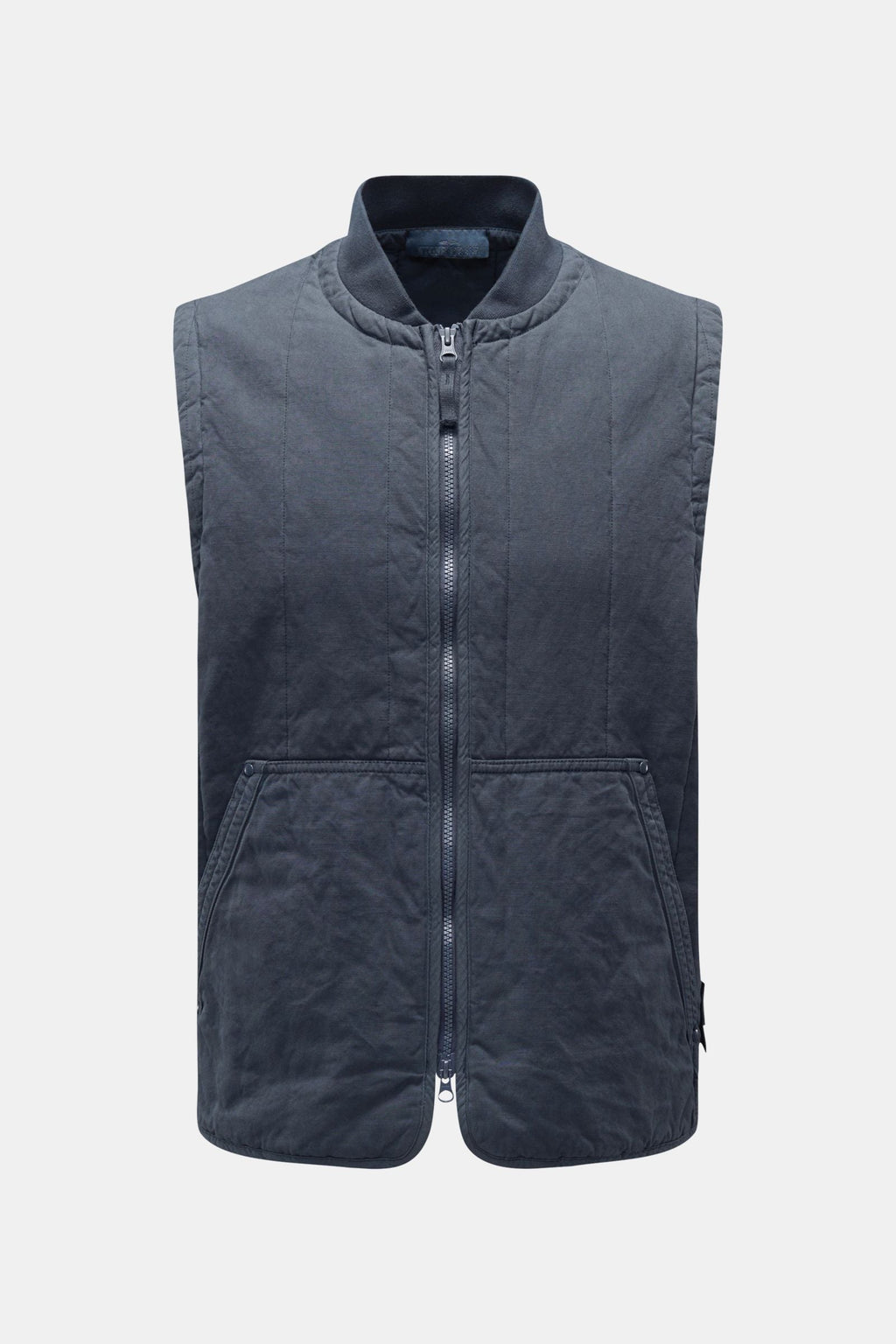 STONE ISLAND Outdoor gilet 'Ghost Piece' — Grey blue