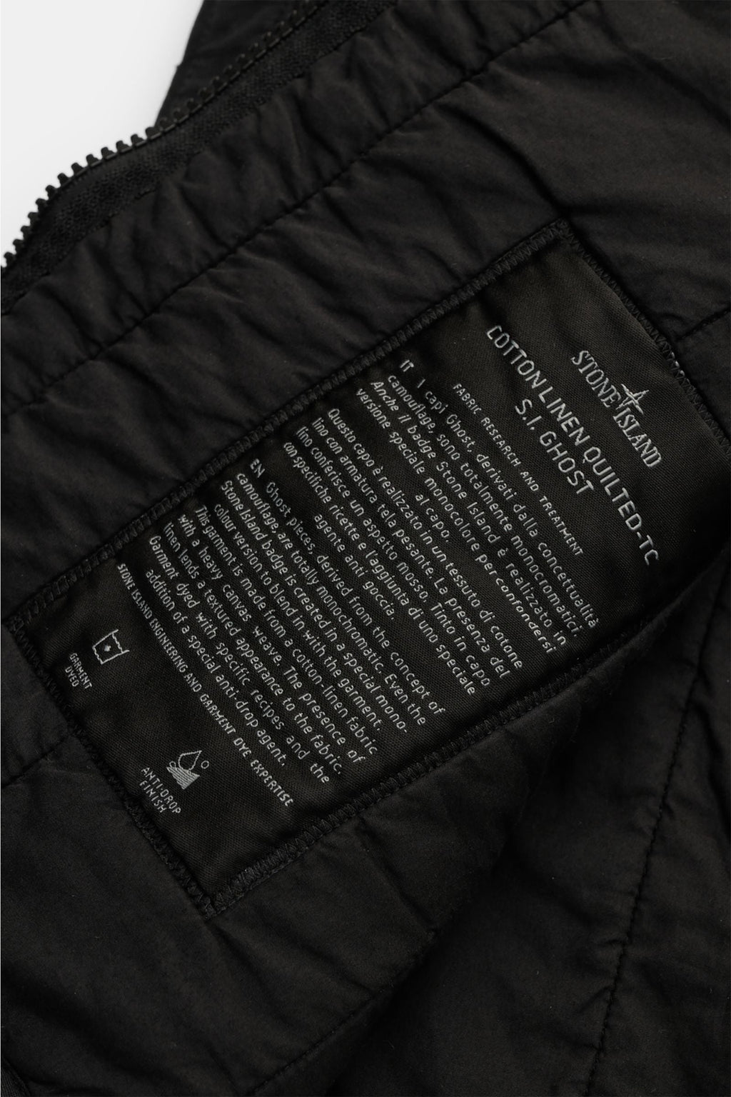 STONE ISLAND Outdoor gilet 'Ghost Piece' — Grey blue
