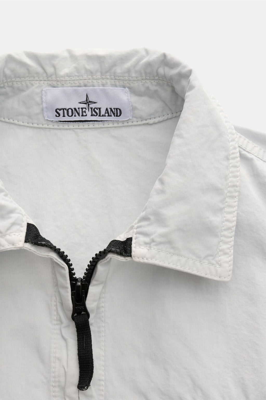 STONE ISLAND Overshirt 'Brushed Canvas' — Olive