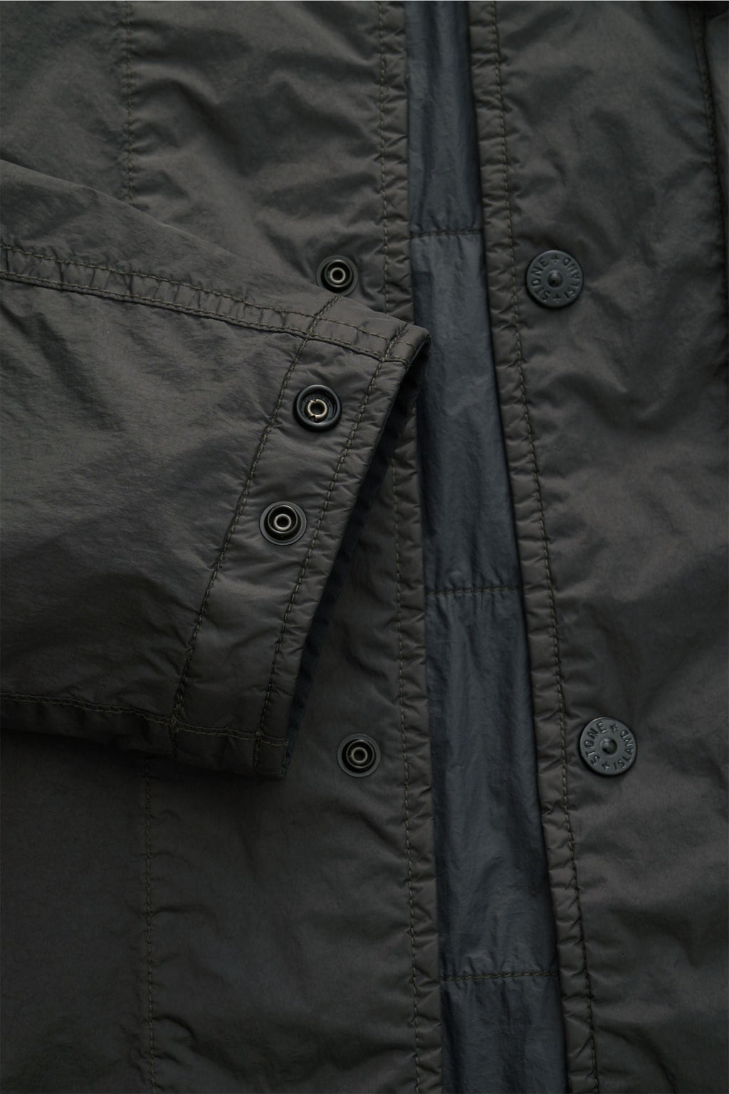 STONE ISLAND Overshirt 'Crinkle Reps' — Navy