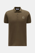 STONE ISLAND Polo shirt — Olive