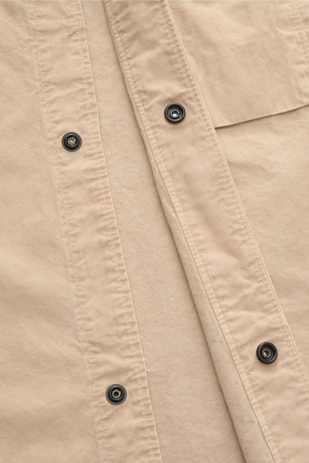 STONE ISLAND Short sleeve shirt 'Brushed Canvas' — Anthracite