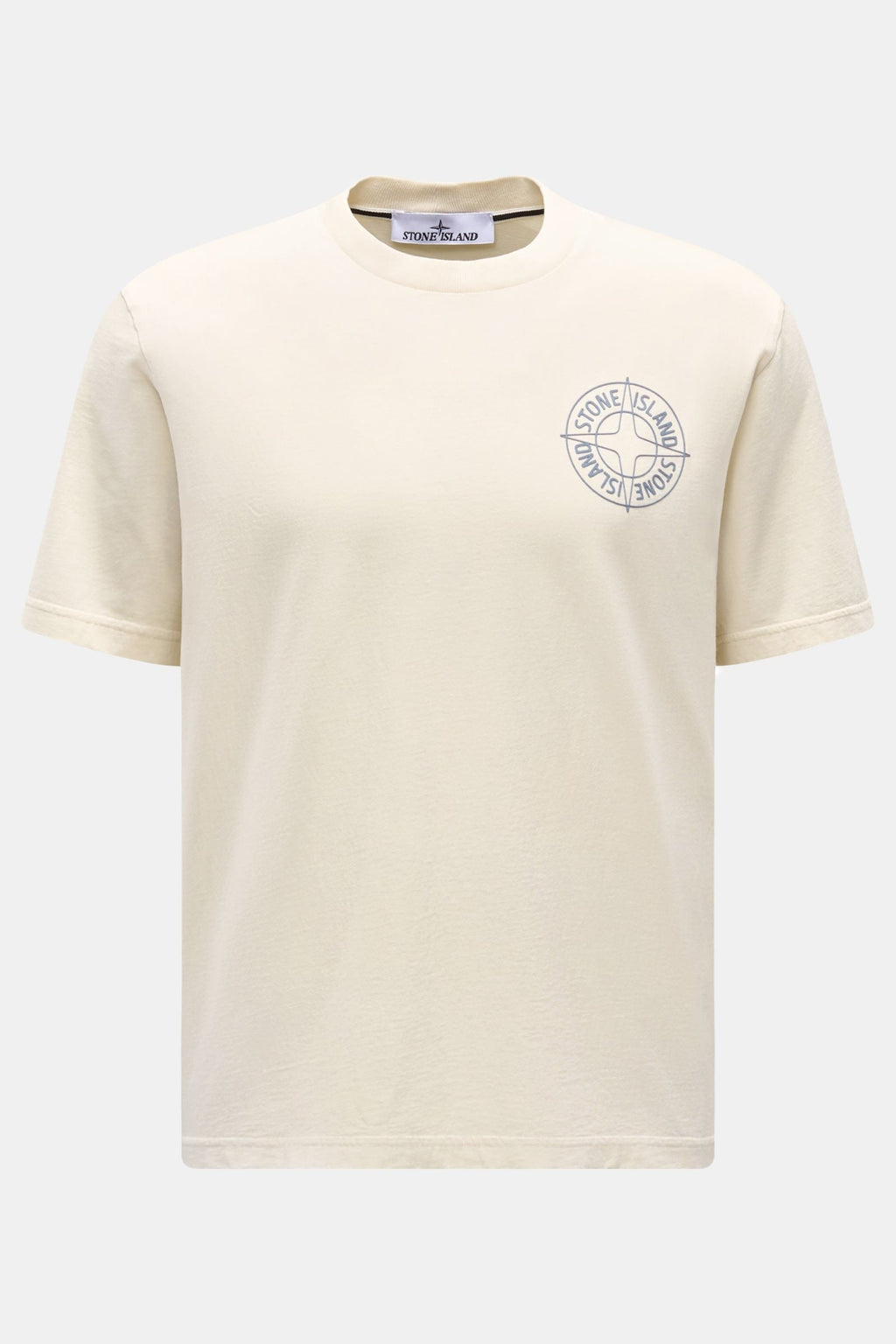 STONE ISLAND T-Shirt 'Print' — Cream