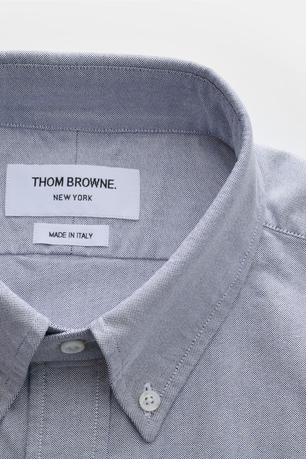 THOM BROWNE Short sleeve shirt smoky