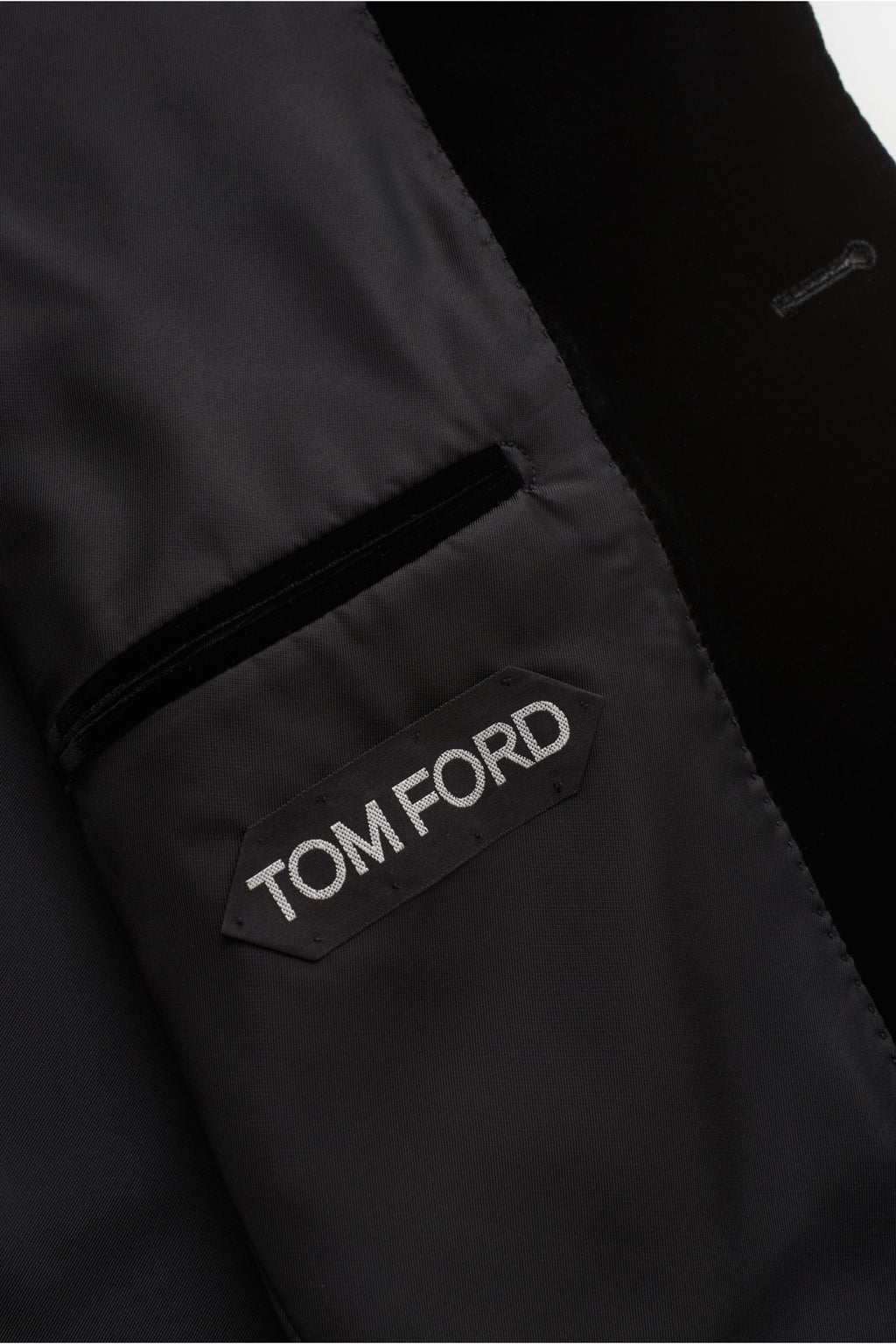 TOM FORD Velvet jacket 'Atticus' — Black