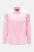 VILEBREQUIN Linen shirt — Rose