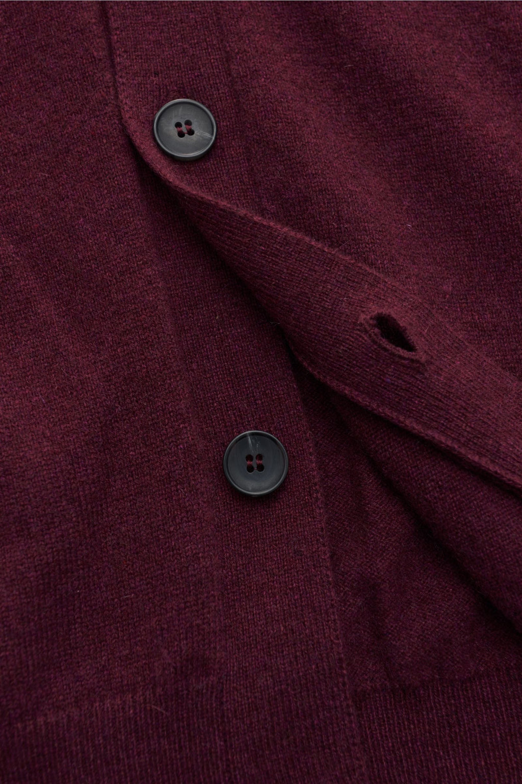 VON BRAUN Cashmere knit waistcoat — Black