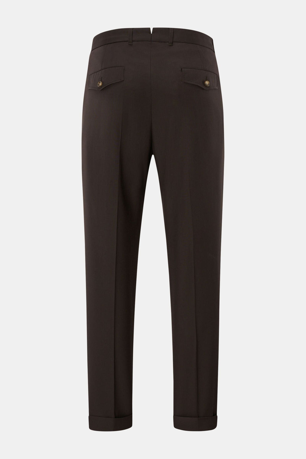 WINDSOR Wool trousers 'Sapo' — Smoky blue